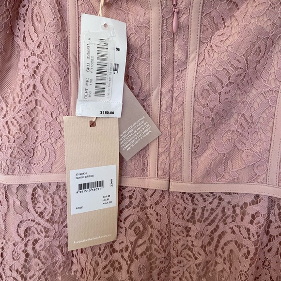 KEEPSAKE the Label Dresses Keepsake Sense Lace Midi Dress With